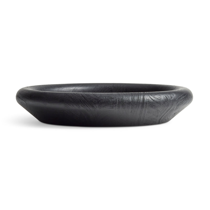 Nest Large Bowl in Black-Stained Acacia - Angle 2