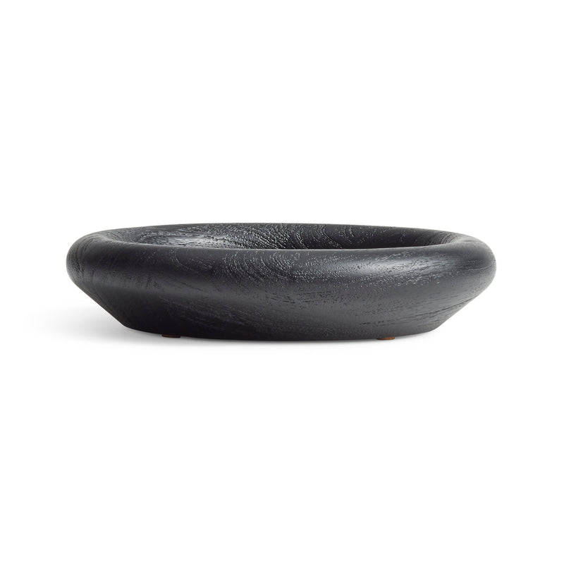 Nest Medium Bowl in Black-Stained Acacia - Angle 2