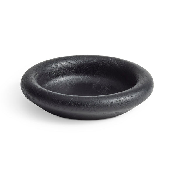Nest Medium Bowl in Black-Stained Acacia - Angle 1
