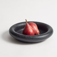 Nest Medium Bowl in Black-Stained Acacia - Angle 9