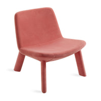 Neat Lounge Chair in Ablin Velvet - Angle 3