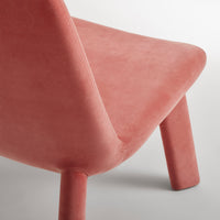 Neat Lounge Chair in Ablin Velvet - Angle 7