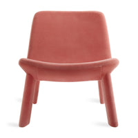 Neat Lounge Chair in Ablin Velvet - Angle 1