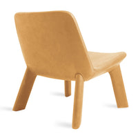 Neat Lounge Chair in Camel Leather - Angle 4