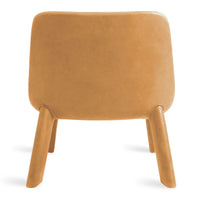 Neat Lounge Chair in Camel Leather - Angle 5