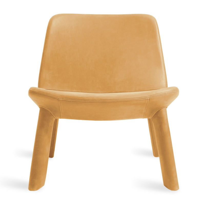 Neat Lounge Chair in Camel Leather
