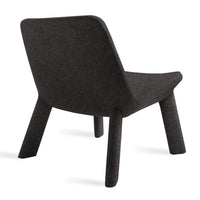 Neat Lounge Chair in Vesper Charcoal - Angle 4