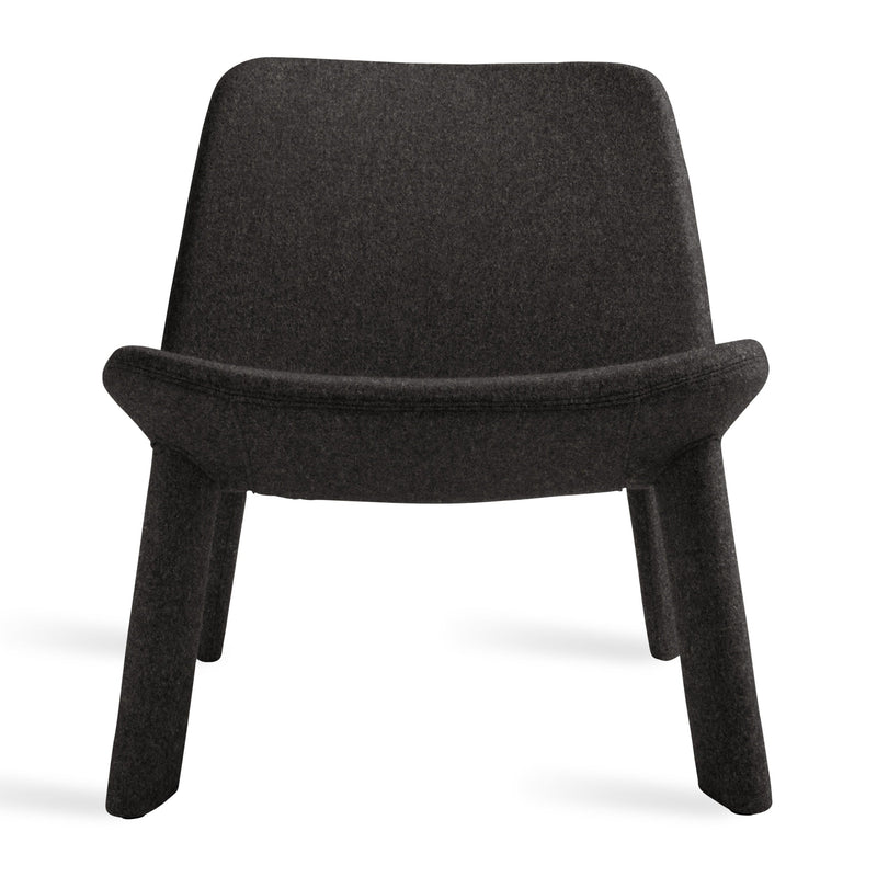 Neat Lounge Chair in Vesper Charcoal - Angle 1