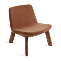 Neat Lounge Chair in Copper Velvet - Angle 6