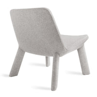 Neat Lounge Chair in Vesper Light Grey - Angle 7