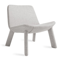 Neat Lounge Chair in Vesper Light Grey - Angle 5