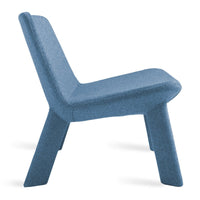 Neat Lounge Chair in Vesper Marine Blue - Angle 3