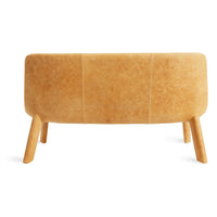 Neat Settee in Camel Leather - Angle 5