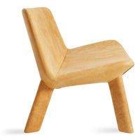 Neat Settee in Camel Leather - Angle 3