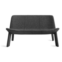 Neat Settee in Vesper Charcoal - Angle 1
