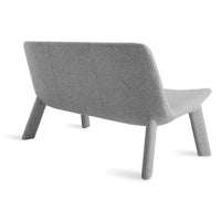 Neat Settee in Vesper Light Grey - Angle 4