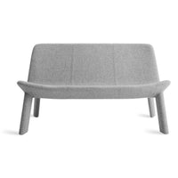 Neat Settee in Vesper Light Grey - Angle 1