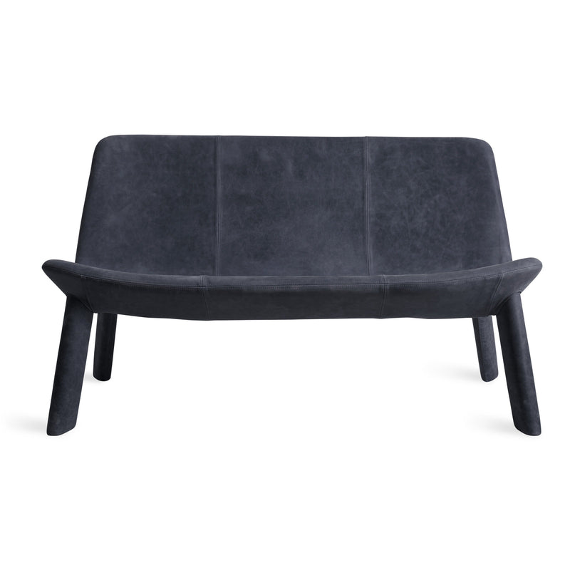 Neat Settee in Ink Leather