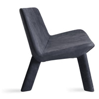 Neat Settee in Ink Leather - Angle 3