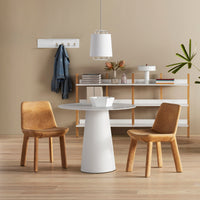 Neat Chair in Camel Leather - Angle 9