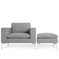 New Standard Lounge Chair en Spitzer Grey - ángulo 7