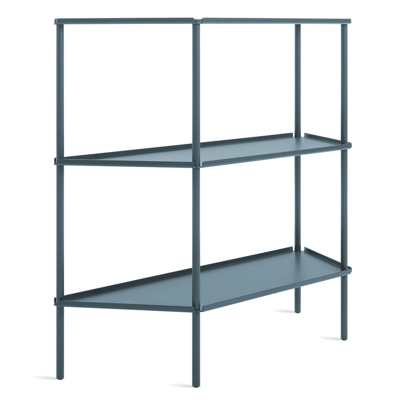 Not for Nothing Large Shelf in Marine Blue - Angle 2