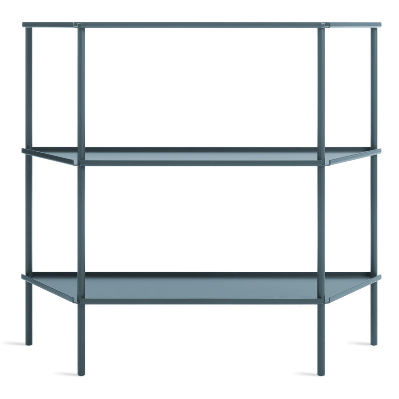 Not for Nothing Large Shelf in Marine Blue - Angle 1