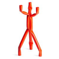Nosferatube Small Candelabra in Dayglow Orange - Angle 5