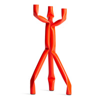 Nosferatube Small Candelabra in Dayglow Orange - Angle 4
