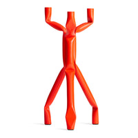 Nosferatube Small Candelabra in Dayglow Orange - Angle 1