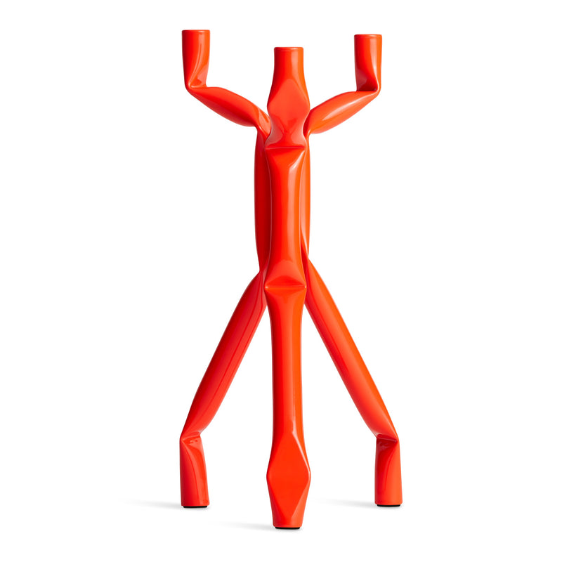 Nosferatube Small Candelabra in Dayglow Orange