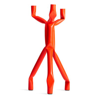 Nosferatube Small Candelabra in Dayglow Orange - Angle 6