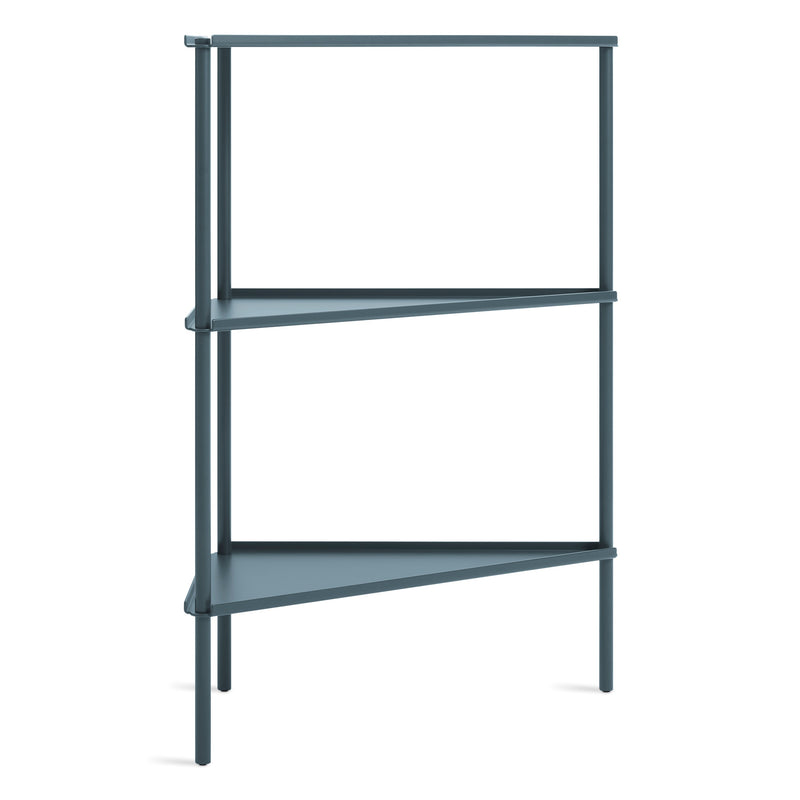 Not for Nothing Small Shelf in Marine Blue - Angle 2