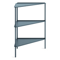 Not for Nothing Small Shelf in Marine Blue - Angle 3