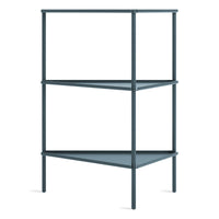 Not for Nothing Small Shelf in Marine Blue - Angle 6