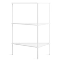 Not for Nothing Small Shelf in White - Angle 6