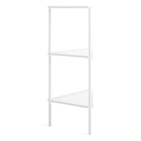 Not for Nothing Small Shelf in White - Angle 4