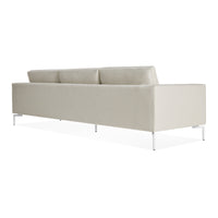 New Standard 104&quot; Sofa in Maharam Mode in Clavicle - Angle 6