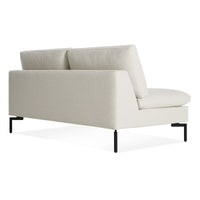 New Standard 60" Armless Sofa in Maharam Mode in Clavicle - Angle 6