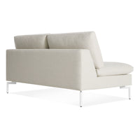 New Standard 60" Armless Sofa in Maharam Mode in Clavicle - Angle 6
