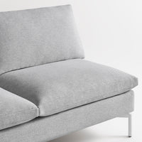 New Standard 60&quot; Armless Sofa in Maharam Mode in Intaglio - Angle 7