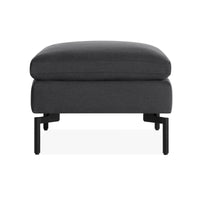New Standard Ottoman in Maharam Meld in Panda - Angle 3