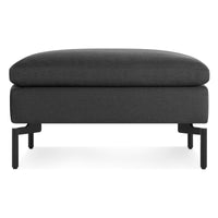 New Standard Ottoman in Maharam Meld in Panda - Angle 1