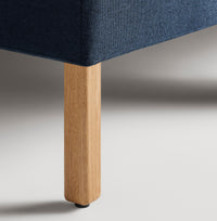 New Standard Bed in Edwards Navy - Angle 7