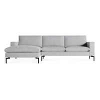New Standard Sofa with Chaise in Maharam Mode in Intaglio - Angle 2