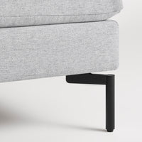 New Standard 60&quot; Armless Sofa in Maharam Mode in Intaglio - Angle 8