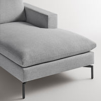 New Standard Sofa with Chaise in Maharam Mode in Intaglio - Angle 6