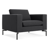 New Standard Lounge Chair en Maharam Meld in Panda - ángulo 4