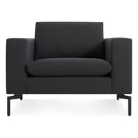 New Standard Lounge Chair en Maharam Meld in Panda - ángulo 1