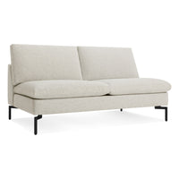 New Standard 60" Armless Sofa in Maharam Mode in Clavicle - Angle 4